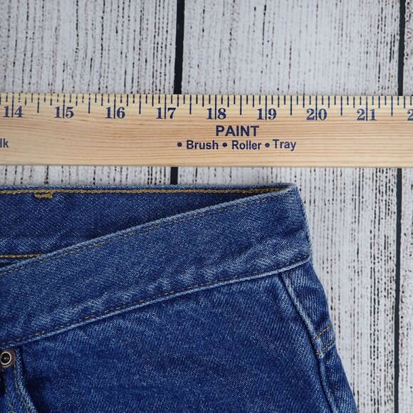 LL Bean Jeans Mens 40x29 Classic Fit Fleece Flannel Lined Blue Denim - Picture 8 of 10